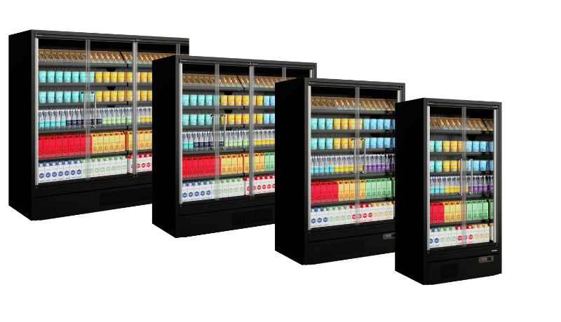 New A & B rated multideck coolers 